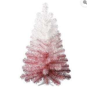 Holiday Time Corning Cream &
Rose Gold Ombre Tinsel Spruce Christmas Tree, 24'
